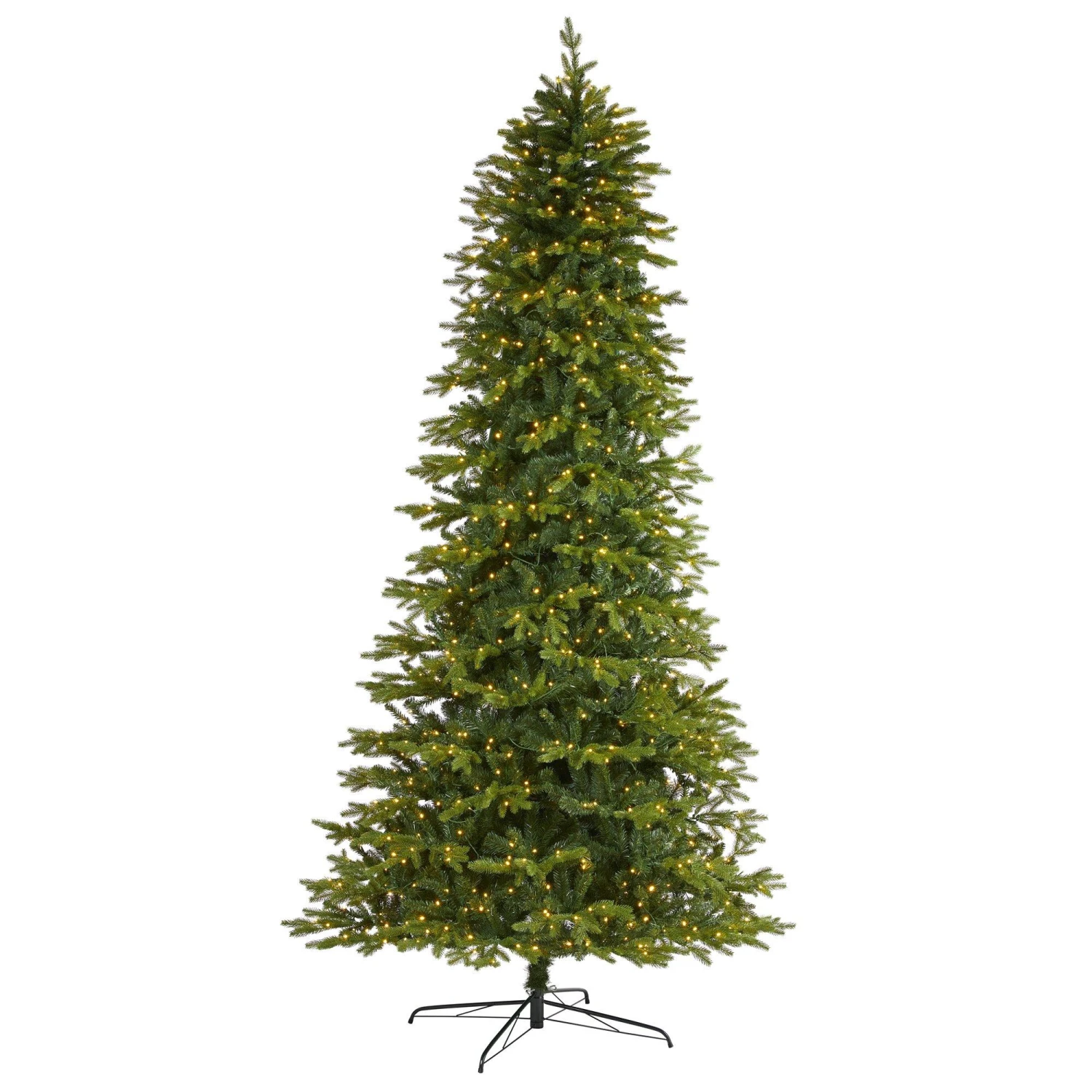 10’ Belgium Fir “Natural Look” Artificial Christmas Tree With 1050 Clear LED Lights 1 10’ Belgium Fir “Natural Look” Artificial Christmas Tree With 1050 Clear LED Lights