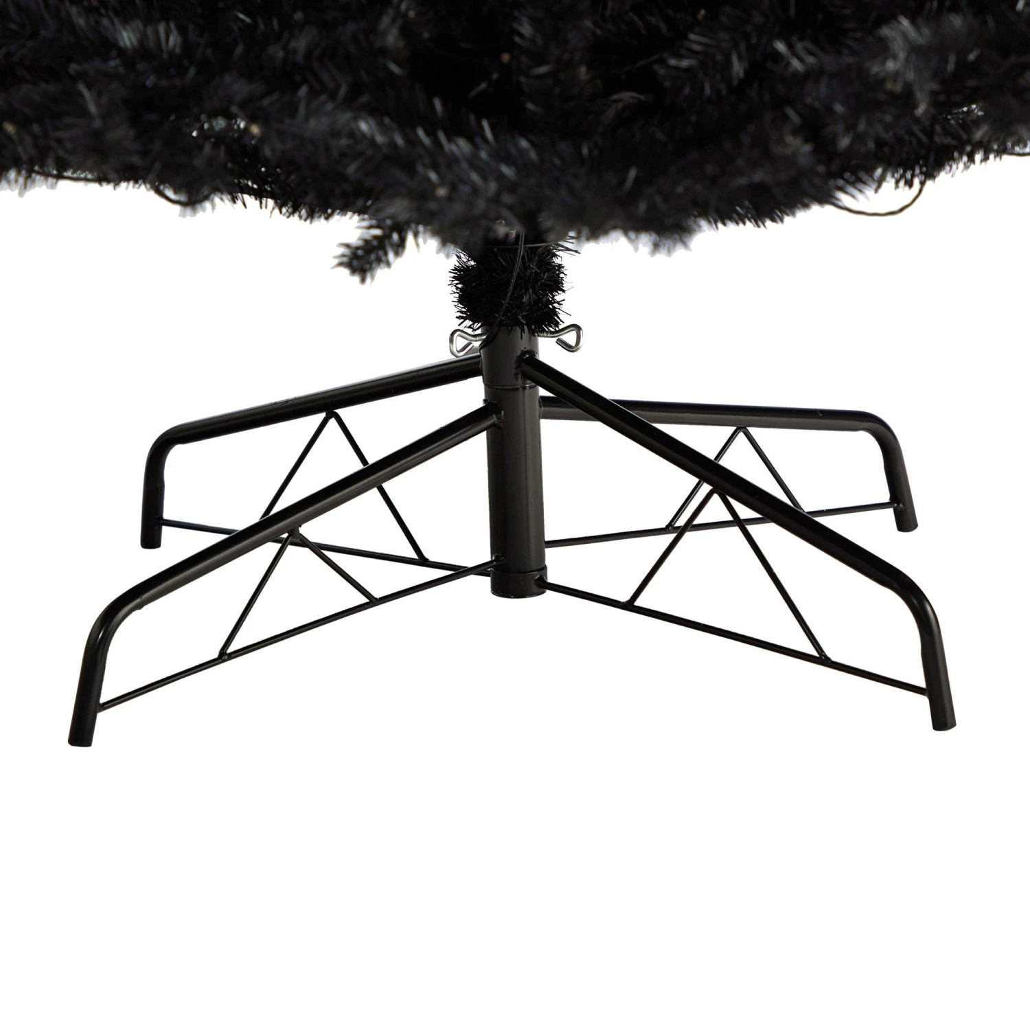 10’ Black Artificial Christmas Tree With 950 Clear LED Lights And 3056 Tips 7 10’ Black Artificial Christmas Tree With 950 Clear LED Lights And 3056 Tips - Image 7