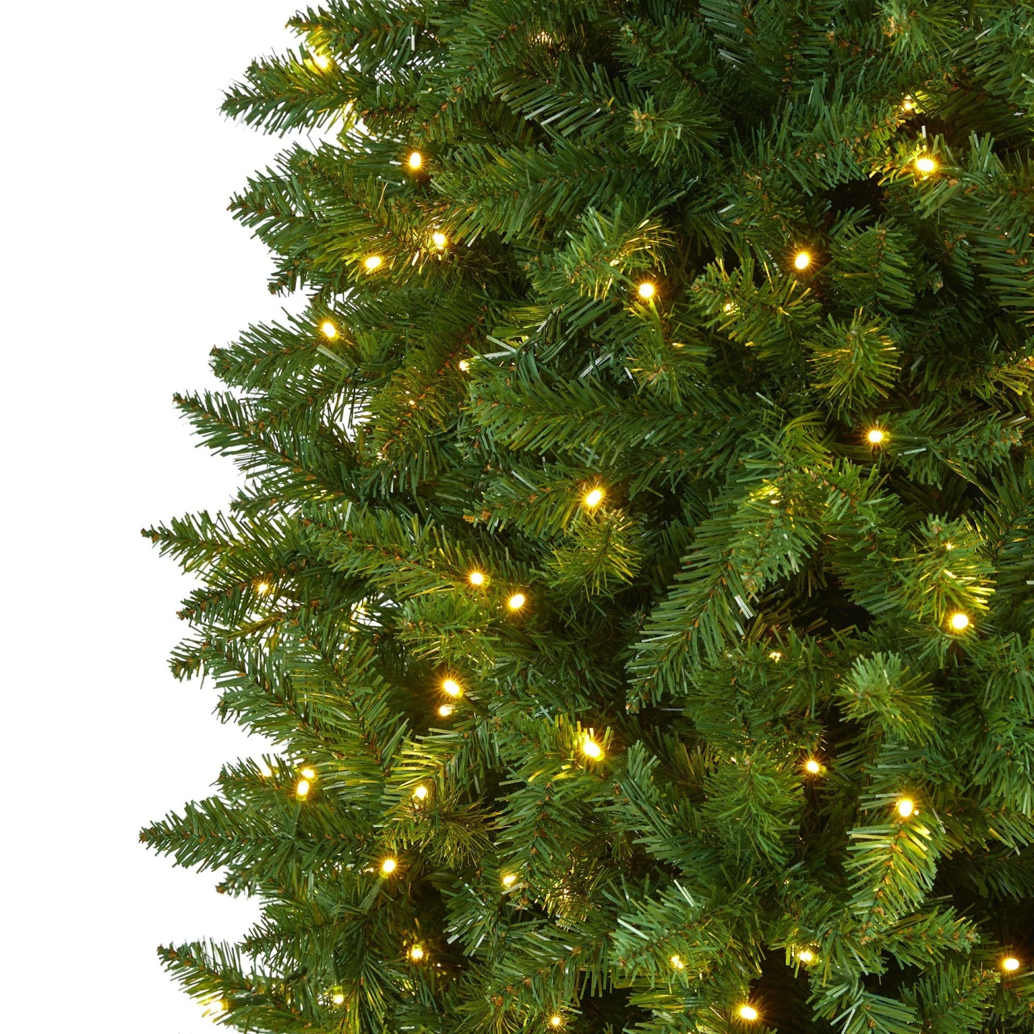 10’ Slim Green Mountain Pine Artificial Christmas Tree With 800 Clear LED Lights 3 10’ Slim Green Mountain Pine Artificial Christmas Tree With 800 Clear LED Lights - Image 3