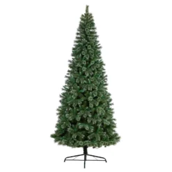 10’ Wisconsin Slim Snow Tip Pine Artificial Christmas Tree With 1050 Clear LED Lights 10 10’ Wisconsin Slim Snow Tip Pine Artificial Christmas Tree With 1050 Clear LED Lights -Cheap Artificial Trees Store artificial 10 wisconsin slim snow tip pine artificial christmas tree with 1050 clear led lights nearly natural 136894