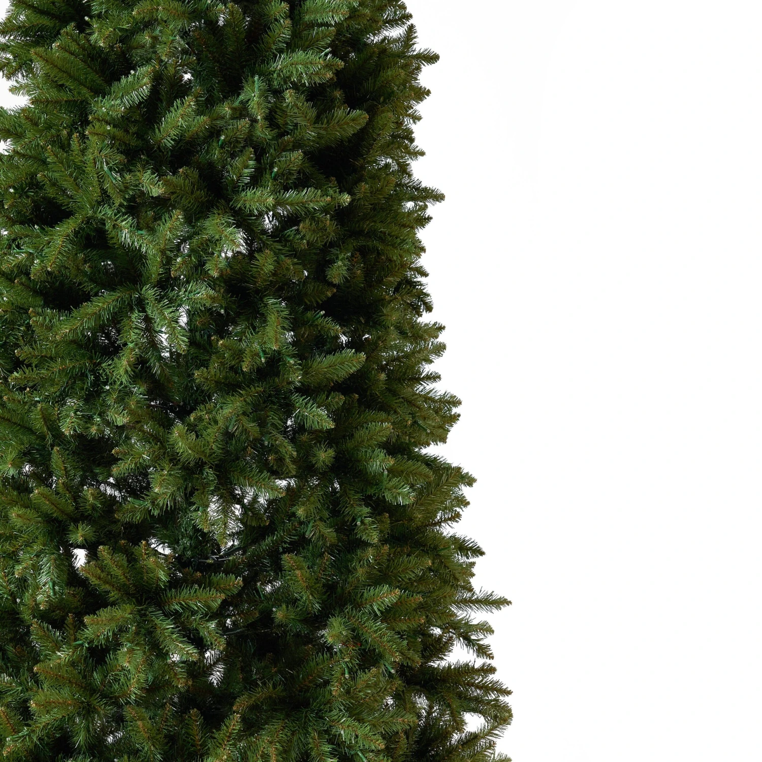 13’ Artificial Slim Green Mountain Pine Christmas Tree With 1360 Warm White LED Lights And 3924 Bendable Branches 3 13’ Artificial Slim Green Mountain Pine Christmas Tree With 1360 Warm White LED Lights And 3924 Bendable Branches - Image 3