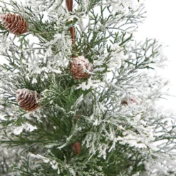 2’ Frosted Pre-Lit Artificial Christmas Tree With Pinecones In Decorative Planter 12 2’ Frosted Pre-Lit Artificial Christmas Tree With Pinecones In Decorative Planter -Cheap Artificial Trees Store artificial 2 frosted pre lit artificial christmas tree with pinecones in decorative planter nearly natural 904211