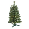 2’ Green Artificial Christmas Tree With 35 LED Lights And 72 Bendable Braches