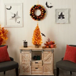 2' Harvest Halloween Artificial Christmas Tree Pre-Lit With 50 LED Lights In Burlap Base 12 2' Harvest Halloween Artificial Christmas Tree Pre-Lit With 50 LED Lights In Burlap Base -Cheap Artificial Trees Store artificial 2 harvest halloween artificial christmas tree pre lit with 50 led lights in burlap base nearly natural 315093