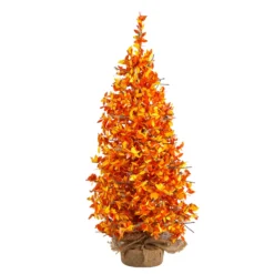 2' Harvest Halloween Artificial Christmas Tree Pre-Lit With 50 LED Lights In Burlap Base 9 2' Harvest Halloween Artificial Christmas Tree Pre-Lit With 50 LED Lights In Burlap Base -Cheap Artificial Trees Store artificial 2 harvest halloween artificial christmas tree pre lit with 50 led lights in burlap base nearly natural 400333