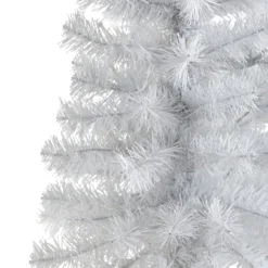 2’ White Artificial Christmas Tree With 35 LED Lights And 72 Bendable Branches 9 2’ White Artificial Christmas Tree With 35 LED Lights And 72 Bendable Branches -Cheap Artificial Trees Store artificial 2 white artificial christmas tree with 35 led lights and 72 bendable branches nearly natural 468773