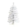 2’ White Artificial Christmas Tree With 35 LED Lights And 72 Bendable Branches