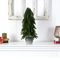 21” Pine Artificial Christmas Tree In Decorative Planter 6 21” Pine Artificial Christmas Tree In Decorative Planter -Cheap Artificial Trees Store artificial 21 christmas pine artificial tree in decorative planter nearly natural 198222