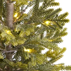 26” Pine “Natural Look” Artificial Christmas Tree With 35 Warm White Lights In Rustic Metal Planter -Cheap Artificial Trees Store artificial 26 pine natural look artificial christmas tree with 35 warm white lights in rustic metal planter nearly natural 994216