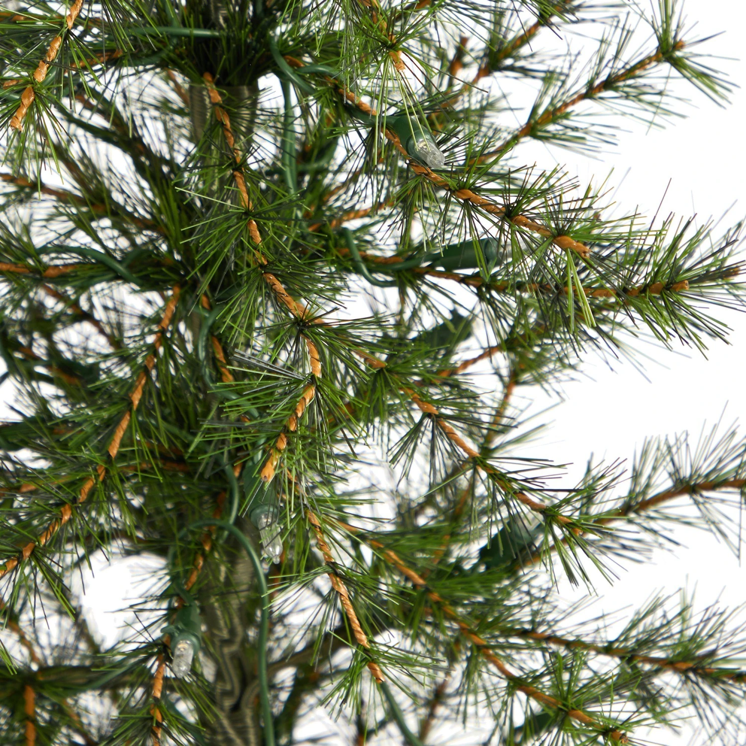 3’ Artificial Christmas Tree With 50 Clear LED Lights Set In A Burlap Base 5 3’ Artificial Christmas Tree With 50 Clear LED Lights Set In A Burlap Base - Image 5