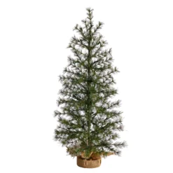 3’ Artificial Christmas Tree With 50 Clear LED Lights Set In A Burlap Base 10 3’ Artificial Christmas Tree With 50 Clear LED Lights Set In A Burlap Base -Cheap Artificial Trees Store artificial 3 artificial christmas tree with 50 clear led lights set in a burlap base nearly natural 861932