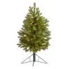3' Cambridge Spruce Flat Back Artificial Christmas Tree With 50 Warm White (Multifunction) LED Lights And 113 Bendable Branches