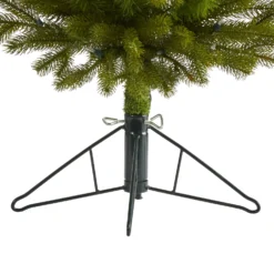 3' Cambridge Spruce Flat Back Artificial Christmas Tree With 50 Warm White (Multifunction) LED Lights And 113 Bendable Branches -Cheap Artificial Trees Store artificial 3 cambridge spruce flat back artificial christmas tree with 50 warm white multifunction led light nearly natural 989248