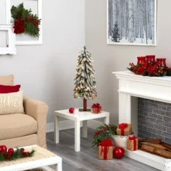 3’ Flocked Grand Alpine Artificial Christmas Tree With 50 Lights And 193 Branches On Natural Trunk 9 3’ Flocked Grand Alpine Artificial Christmas Tree With 50 Lights And 193 Branches On Natural Trunk -Cheap Artificial Trees Store artificial 3 flocked grand alpine artificial christmas tree with 50 lights and 193 branches on natural trunk nearly natural 284845