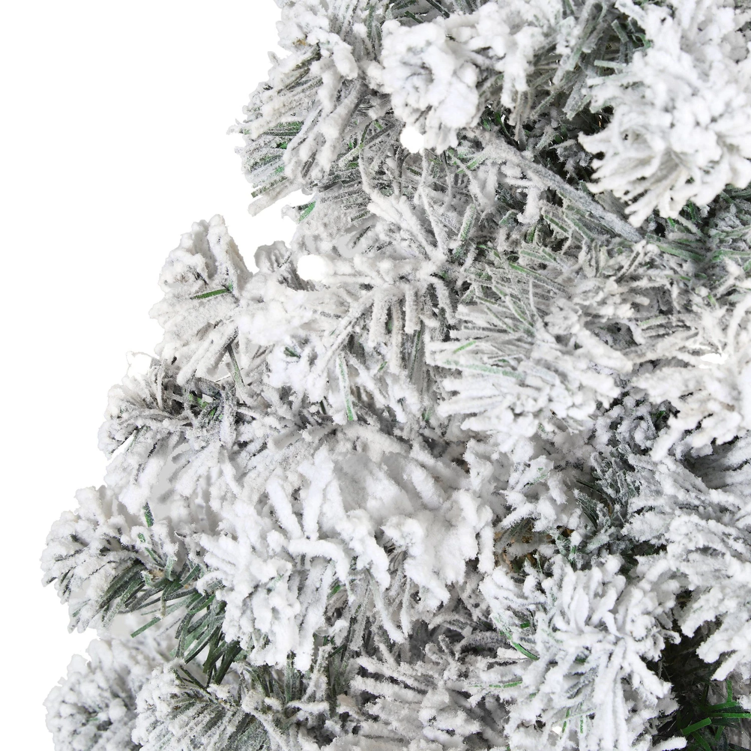 3' Flocked Rock Springs Spruce Artificial Christmas Tree 3 3' Flocked Rock Springs Spruce Artificial Christmas Tree - Image 3