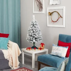 3' Flocked Rock Springs Spruce Artificial Christmas Tree 10 3' Flocked Rock Springs Spruce Artificial Christmas Tree -Cheap Artificial Trees Store artificial 3 flocked rock springs spruce artificial christmas tree nearly natural 976227