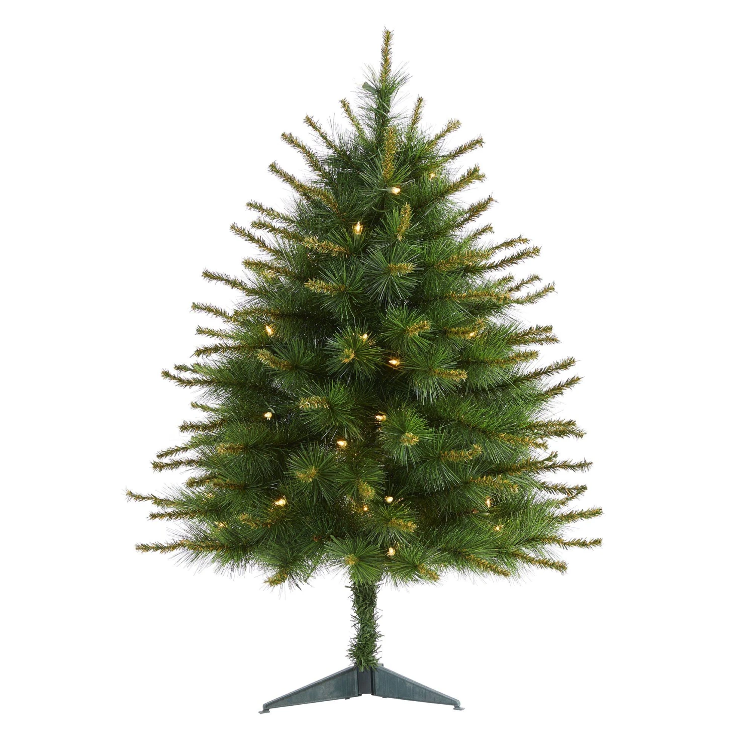 3’ New England Pine Artificial Christmas Tree With 50 Clear Lights And 117 Bendable Branches 1 3’ New England Pine Artificial Christmas Tree With 50 Clear Lights And 117 Bendable Branches