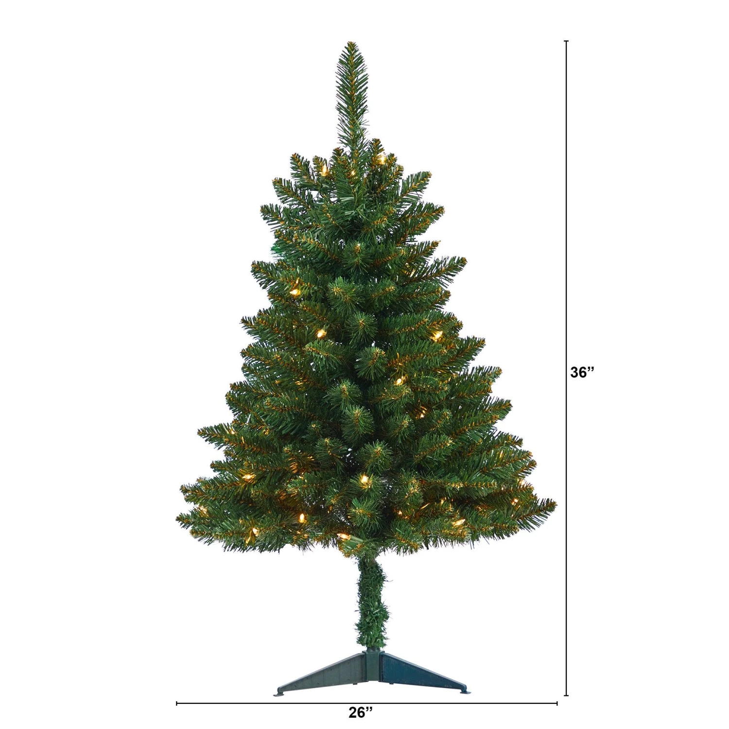 3’ Northern Rocky Spruce Artificial Christmas Tree With 50 Clear Lights And 154 Bendable Branches 5 3’ Northern Rocky Spruce Artificial Christmas Tree With 50 Clear Lights And 154 Bendable Branches - Image 5