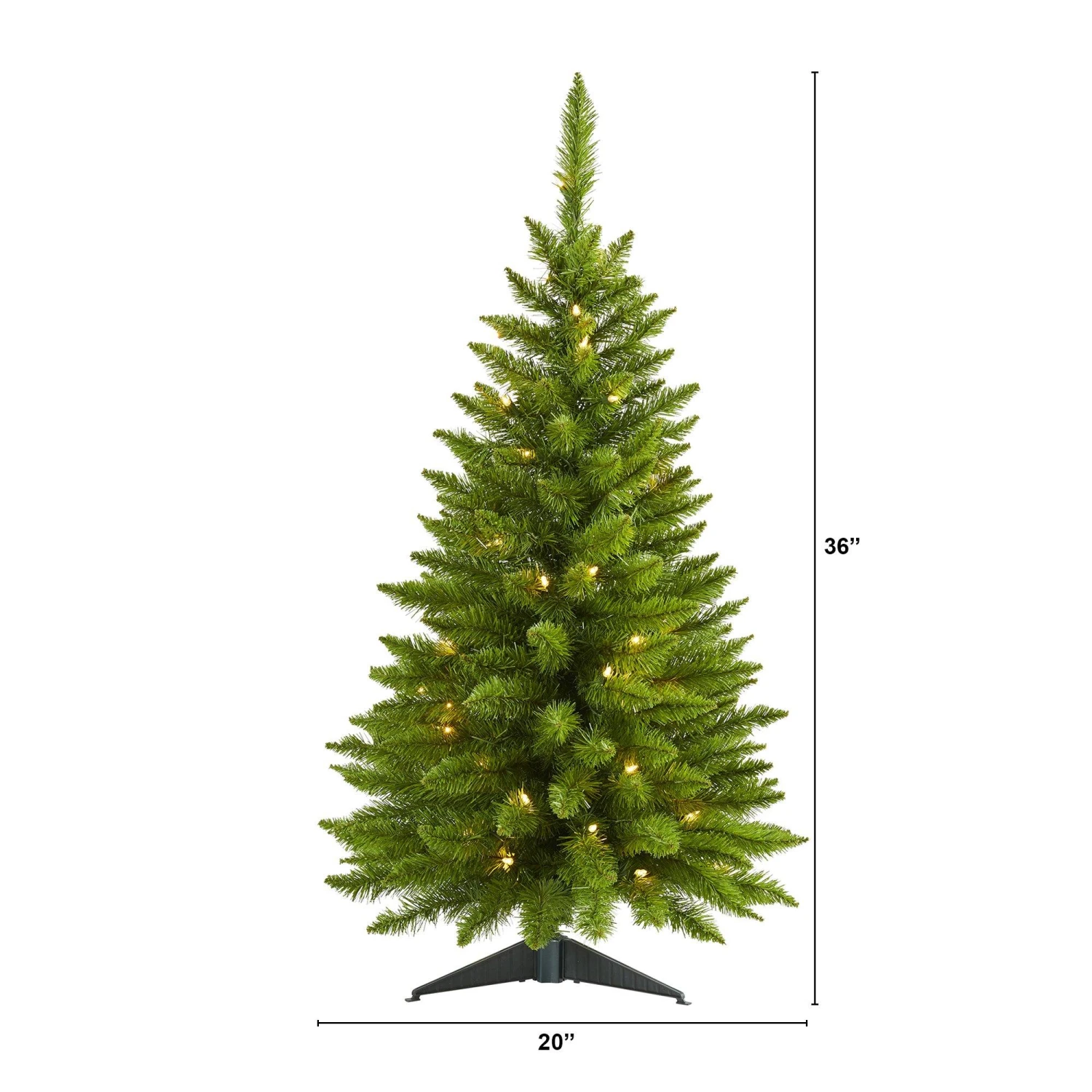 3’ Providence Pine Artificial Christmas Tree With 50 Warm White Lights And 143 Bendable Branches 2 3’ Providence Pine Artificial Christmas Tree With 50 Warm White Lights And 143 Bendable Branches - Image 2