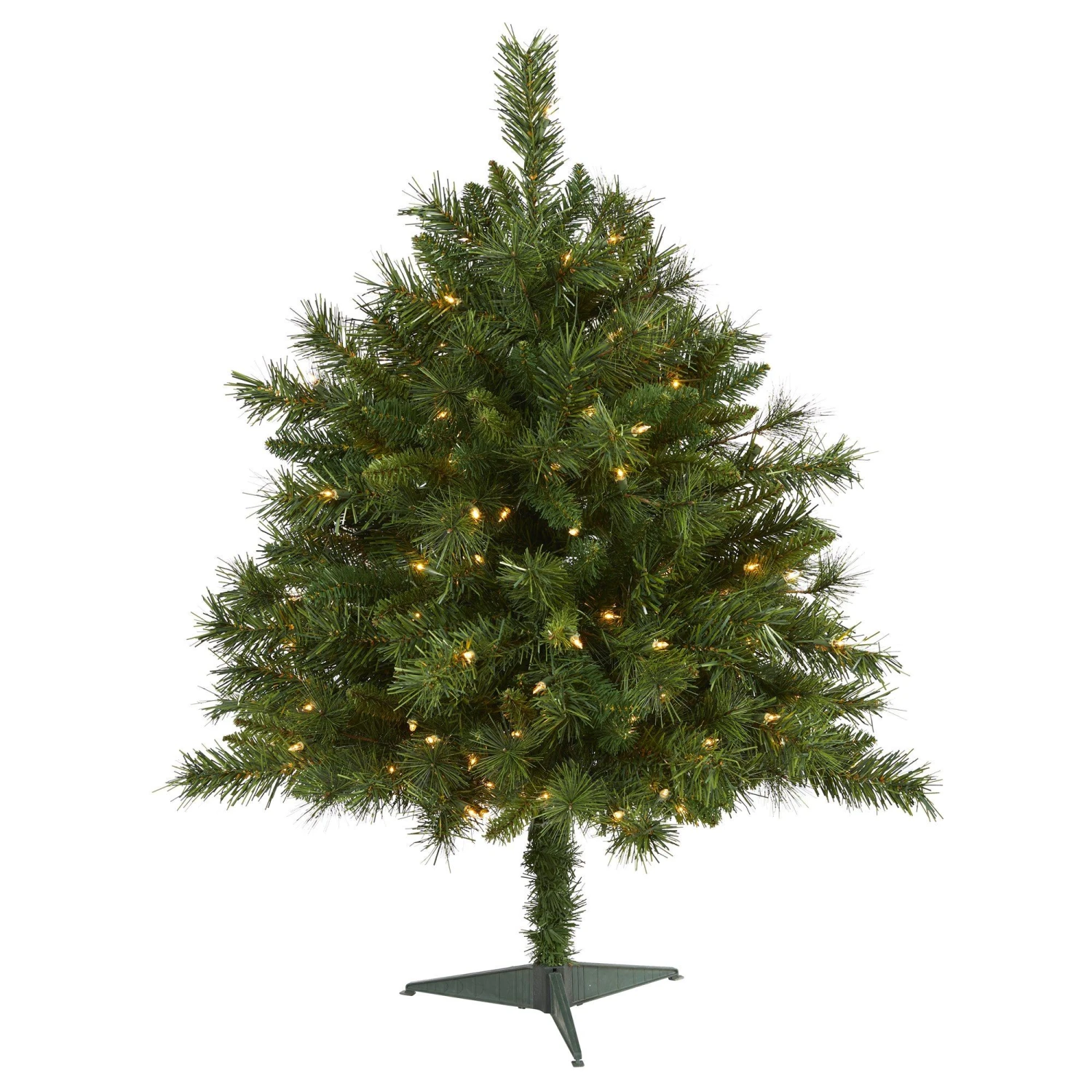 3’ Wyoming Mixed Pine Artificial Christmas Tree With 150 Clear Lights And 270 Bendable Branches 1 3’ Wyoming Mixed Pine Artificial Christmas Tree With 150 Clear Lights And 270 Bendable Branches