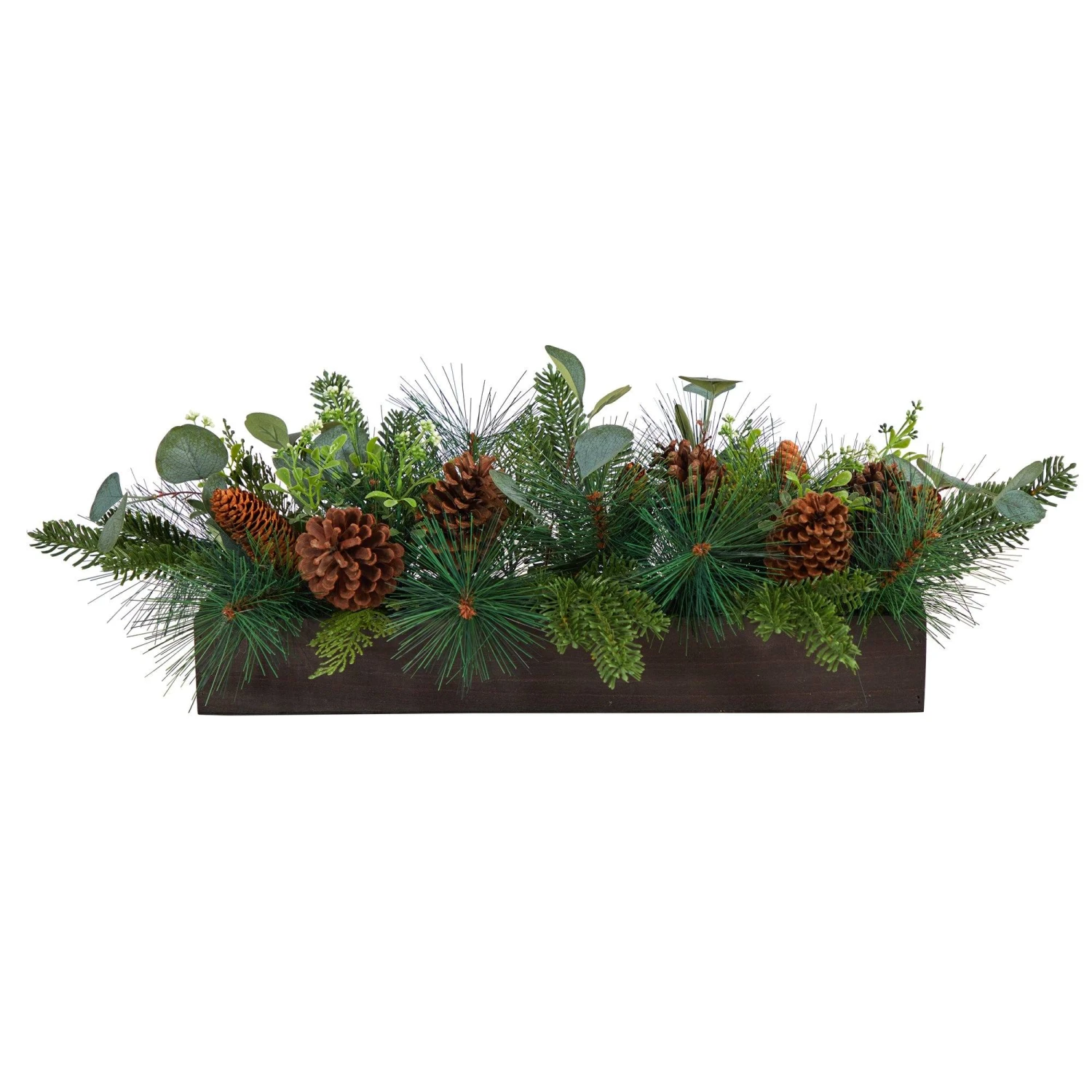 30” Evergreen Pine And Pine Cone Artificial Christmas Centerpiece Arrangement 1 30” Evergreen Pine And Pine Cone Artificial Christmas Centerpiece Arrangement