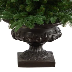 3.5’ South Carolina Spruce Artificial Christmas Tree With 100 White Warm Light And 458 Bendable Branches In Iron Colored Urn 13 3.5’ South Carolina Spruce Artificial Christmas Tree With 100 White Warm Light And 458 Bendable Branches In Iron Colored Urn -Cheap Artificial Trees Store artificial 35 south carolina spruce artificial christmas tree with 100 white warm light and 458 bendable branches in iron colored urn nearly natural 535925