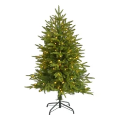 4’ Colorado Mountain Fir “Natural Look” Artificial Christmas Tree With 150 Clear LED Lights