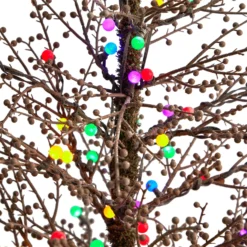 4’ Frosted Berry Twig Artificial Christmas Tree 11 4’ Frosted Berry Twig Artificial Christmas Tree -Cheap Artificial Trees Store artificial 4 frosted berry twig tree with 100 multicolored gum ball led lights and 240 bendable branches nearly natural 269337
