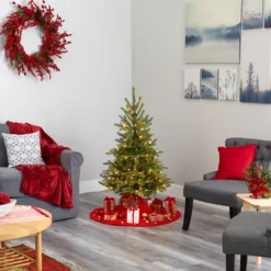 4’ North Carolina Spruce Artificial Christmas Tree With 100 Clear Lights And 207 Bendable Branches 12 4’ North Carolina Spruce Artificial Christmas Tree With 100 Clear Lights And 207 Bendable Branches -Cheap Artificial Trees Store artificial 4 north carolina spruce artificial christmas tree with 100 clear lights and 207 bendable branches nearly natural 485302