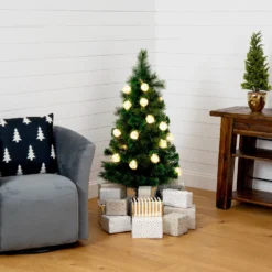 4' Pre-Lit Fiber Optic Artificial Christmas Tree With Mixed Tips And 37 LED Warm White Lights 14 4' Pre-Lit Fiber Optic Artificial Christmas Tree With Mixed Tips And 37 LED Warm White Lights -Cheap Artificial Trees Store artificial 4 pre lit fiber optic artificial christmas tree with mixed tips and 37 led warm white lights nearly natural 166991