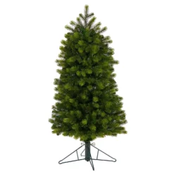 4’ Slim Colorado Mountain Spruce Artificial Christmas Tree With 150 (Multifunction) Micro LED Lights And 360 Branches -Cheap Artificial Trees Store artificial 4 slim colorado mountain spruce tree with 150 multifunction micro led lights and 360 branches nearly natural 985853