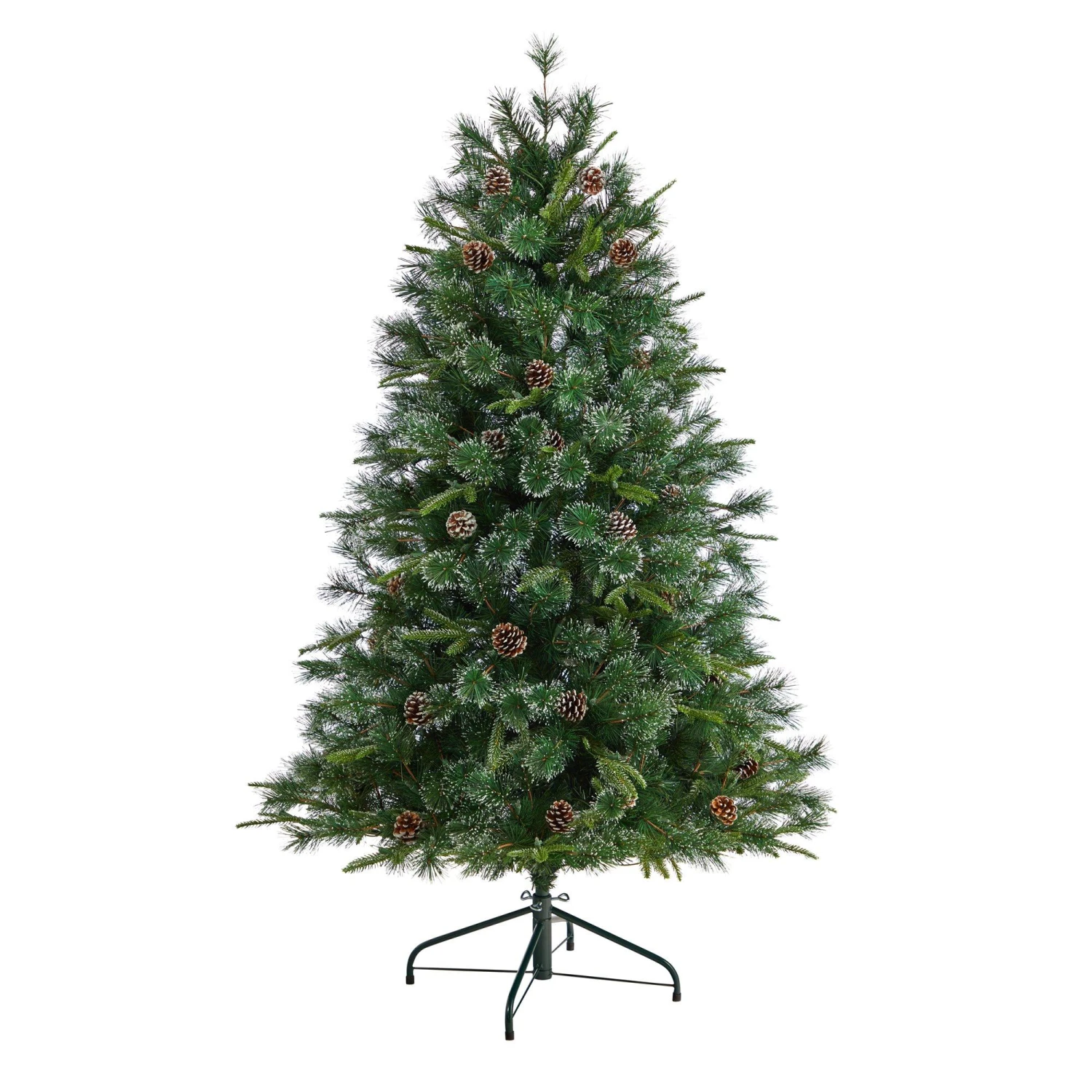 4’ Snowed Tipped Clermont Pine Artificial Christmas Tree 3 4’ Snowed Tipped Clermont Pine Artificial Christmas Tree - Image 3