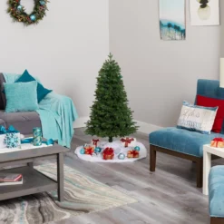 4' Vermont Fir Artificial Christmas Tree With 100 Clear LED Lights 11 4' Vermont Fir Artificial Christmas Tree With 100 Clear LED Lights -Cheap Artificial Trees Store artificial 4 vermont fir artificial christmas tree with 100 clear led lights nearly natural 423817