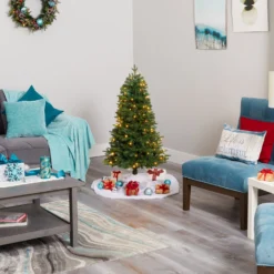 4' Vermont Fir Artificial Christmas Tree With 100 Clear LED Lights 13 4' Vermont Fir Artificial Christmas Tree With 100 Clear LED Lights -Cheap Artificial Trees Store artificial 4 vermont fir artificial christmas tree with 100 clear led lights nearly natural 675662