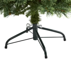 4’ White Mountain Pine Artificial Christmas Tree With 100 Clear LED Lights And Pine Cones -Cheap Artificial Trees Store artificial 4 white mountain pine artificial christmas tree with 100 clear led lights and pine cones nearly natural 566154