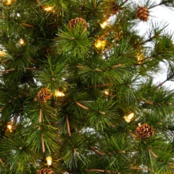 44” Colorado Mountain Pine Artificial Christmas Tree With 50 Clear Lights. 171 Bendable Branches And Pine Cones In Planter -Cheap Artificial Trees Store artificial 44 colorado mountain pine artificial christmas tree with 50 clear lights 171 bendable branches and pine cones in planter nearly natural 226924