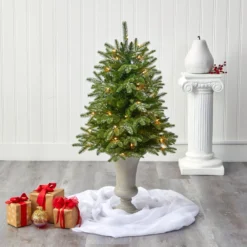 44” Snowed Grand Teton Fir Artificial Christmas Tree With 50 Clear Lights And 111 Bendable Branches In Sand Colored Urn 14 44” Snowed Grand Teton Fir Artificial Christmas Tree With 50 Clear Lights And 111 Bendable Branches In Sand Colored Urn -Cheap Artificial Trees Store artificial 44 snowed grand teton fir artificial christmas tree with 50 clear lights and 111 bendable branches in sand colored urn nearly natural 419392