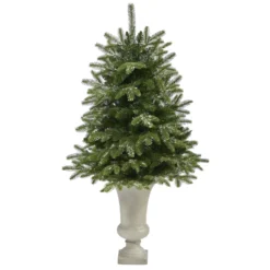 44” Snowed Grand Teton Fir Artificial Christmas Tree With 50 Clear Lights And 111 Bendable Branches In Sand Colored Urn 10 44” Snowed Grand Teton Fir Artificial Christmas Tree With 50 Clear Lights And 111 Bendable Branches In Sand Colored Urn -Cheap Artificial Trees Store artificial 44 snowed grand teton fir artificial christmas tree with 50 clear lights and 111 bendable branches in sand colored urn nearly natural 813961