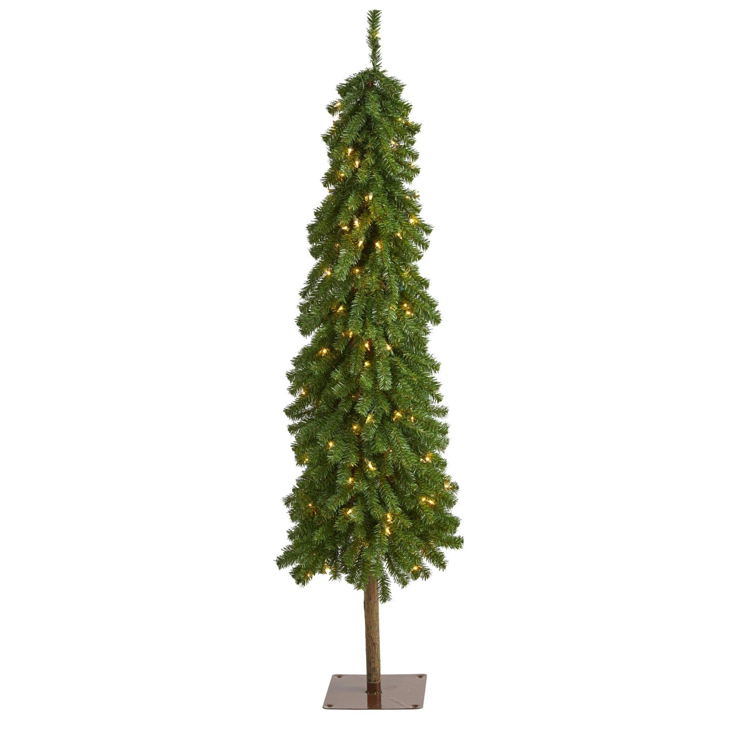 5' Alpine Artificial Christmas Tree With 150 Lights And 405 Bendable Branches 1 5' Alpine Artificial Christmas Tree With 150 Lights And 405 Bendable Branches