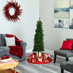 5' Alpine Artificial Christmas Tree With 150 Lights And 405 Bendable Branches 13 5' Alpine Artificial Christmas Tree With 150 Lights And 405 Bendable Branches -Cheap Artificial Trees Store artificial 5 alpine artificial christmas tree with 150 lights and 405 bendable branches nearly natural 581335