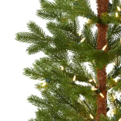 5' Fairbanks Fir Artificial Christmas Tree With 150 Clear Warm (Multifunction) LED Lights And 118 Bendable Branches -Cheap Artificial Trees Store artificial 5 fairbanks fir artificial christmas tree with 150 clear warm multifunction led lights and 118 be nearly natural 874197