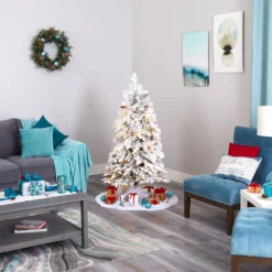 5' Flocked Montana Down Swept Spruce Artificial Christmas Tree With 100 Clear LED Lights 12 5' Flocked Montana Down Swept Spruce Artificial Christmas Tree With 100 Clear LED Lights -Cheap Artificial Trees Store artificial 5 flocked montana down swept spruce artificial christmas tree with 100 clear led lights nearly natural 539770