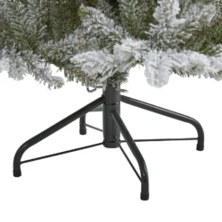 5’ Flocked West Virginia Spruce Artificial Christmas Tree With 200 Clear Lights And 604 Bendable Branches -Cheap Artificial Trees Store artificial 5 flocked west virginia spruce artificial christmas tree with 200 clear lights and 604 bendable bra nearly natural 311544