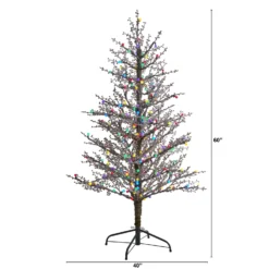 Cheap Artificial Trees Store -Cheap Artificial Trees Store artificial 5 frosted berry twig artificial christmas tree with 200 multicolored gum ball led lights and 386 be nearly natural 988510
