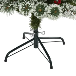 5’ Frosted Swiss Pine Artificial Christmas Tree With 200 Clear LED Lights And Berries 10 5’ Frosted Swiss Pine Artificial Christmas Tree With 200 Clear LED Lights And Berries -Cheap Artificial Trees Store artificial 5 frosted swiss pine artificial christmas tree with 200 clear led lights and berries nearly natural 592866