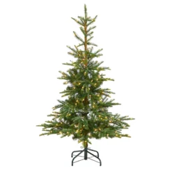 5β Layered Washington Spruce Christmas Tree With 200 Clear Lights And 385 Bendable Branches
