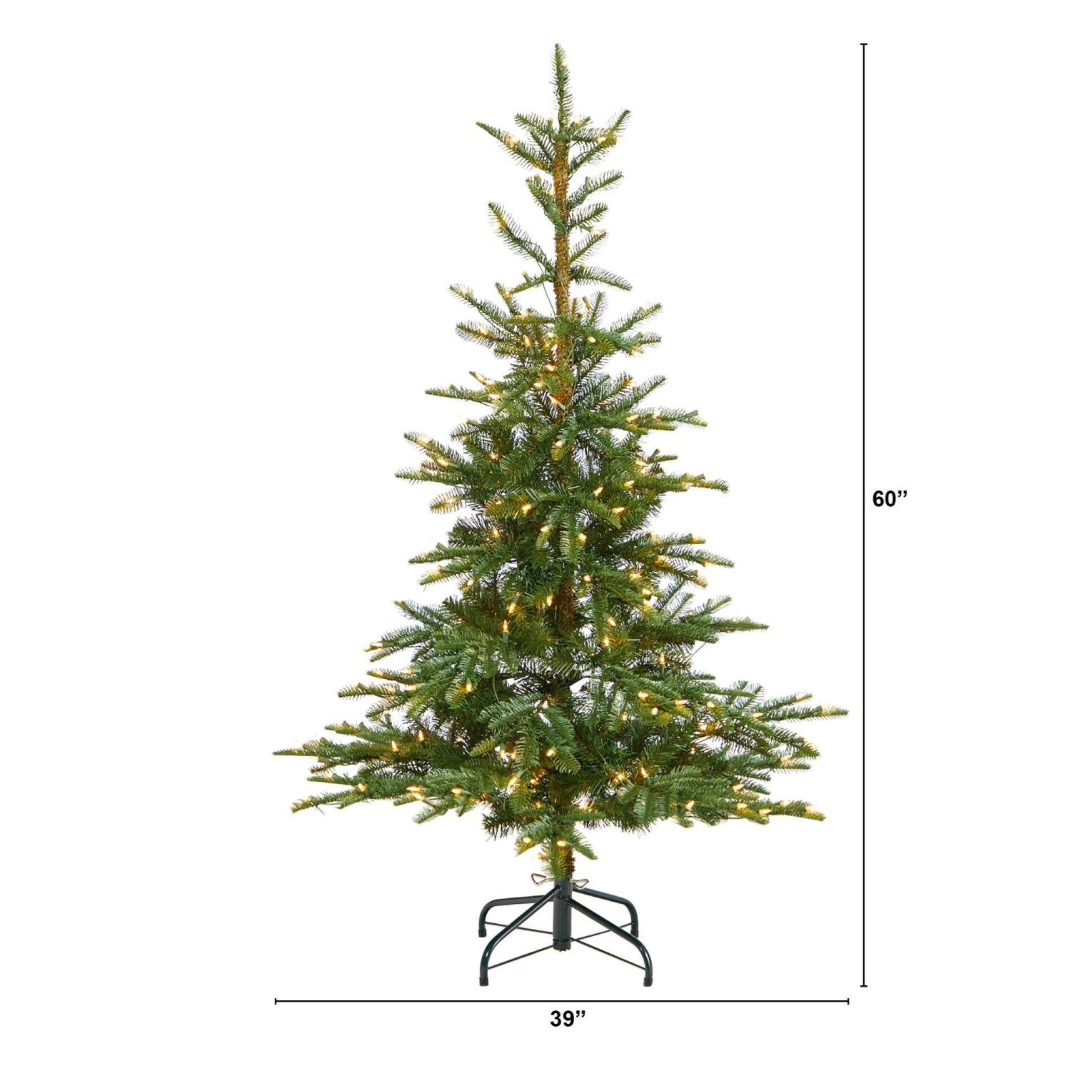 5’ Layered Washington Spruce Christmas Tree With 200 Clear Lights And 385 Bendable Branches 2 5’ Layered Washington Spruce Christmas Tree With 200 Clear Lights And 385 Bendable Branches - Image 2
