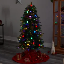 5’ Montana Mountain Fir Artificial Christmas Tree 19 5’ Montana Mountain Fir Artificial Christmas Tree -Cheap Artificial Trees Store artificial 5 montana mountain fir tree with 300 multi color led lights 30 globe bulbs and 574 branches nearly natural 755160