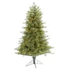 5' New Hampshire Spruce Artificial Christmas Tree With 300 Warm White Lights And 618 Bendable Branches