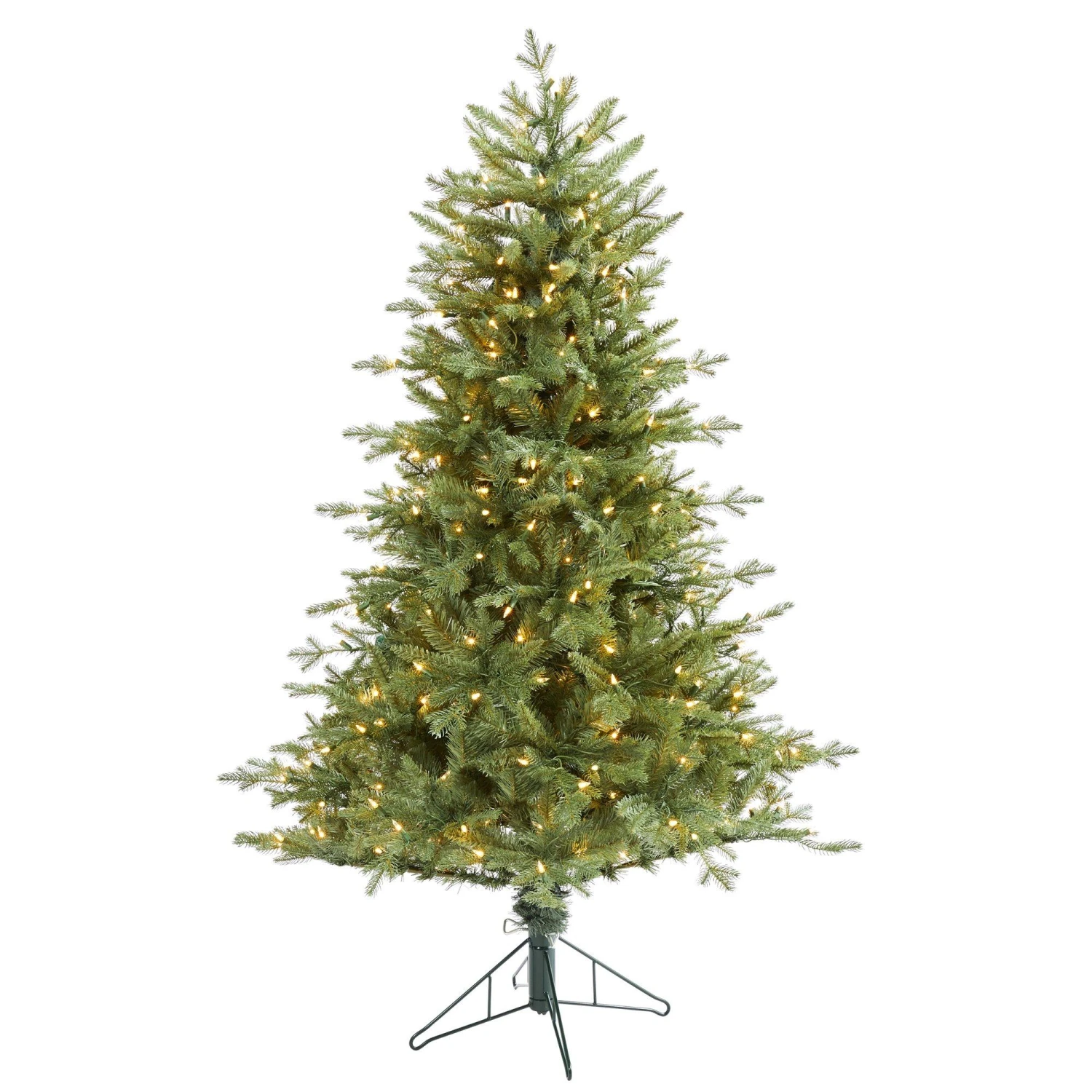 5' New Hampshire Spruce Artificial Christmas Tree With 300 Warm White Lights And 618 Bendable Branches 1 5' New Hampshire Spruce Artificial Christmas Tree With 300 Warm White Lights And 618 Bendable Branches
